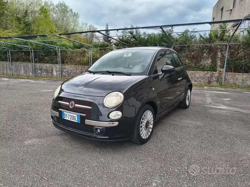 Usata Fiat 500 Lounge 69 CV (50 kW) 2009 Nero Cabrio