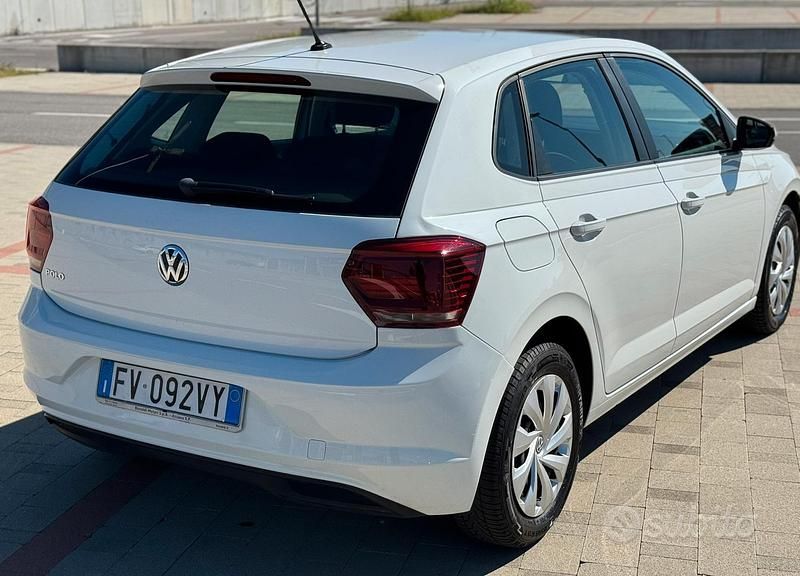 Usata VW Polo Comfortline 80 CV (58 kW) 2019 Bianco Utilitaria