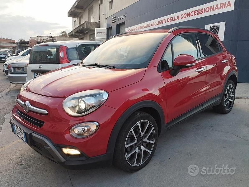 Usata Fiat 500X Cross 120 CV (88 kW) 2015 Rosso SUV