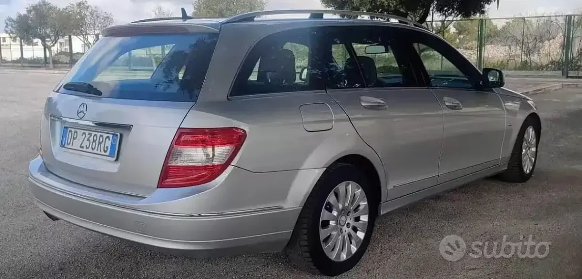 Usata Mercedes C200 Elegance 136 CV (100 kW) 2008 Grigio Station wagon