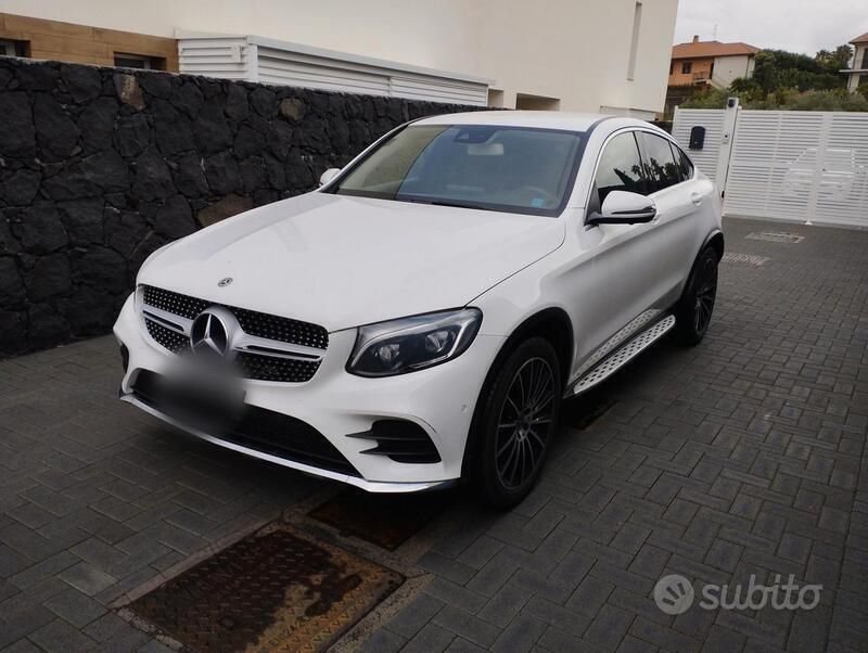 Usata Mercedes GLC250 Premium 204 CV (150 kW) 2018 Bianco Coupé