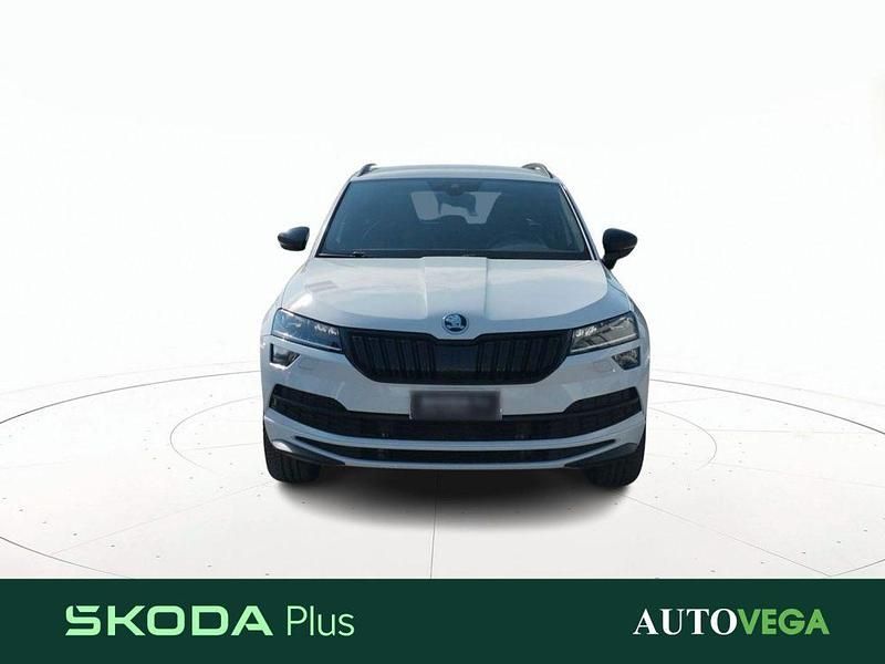 Usata Skoda Karoq SportLine 150 CV (110 kW) 2019 Bianco / pastello SUV