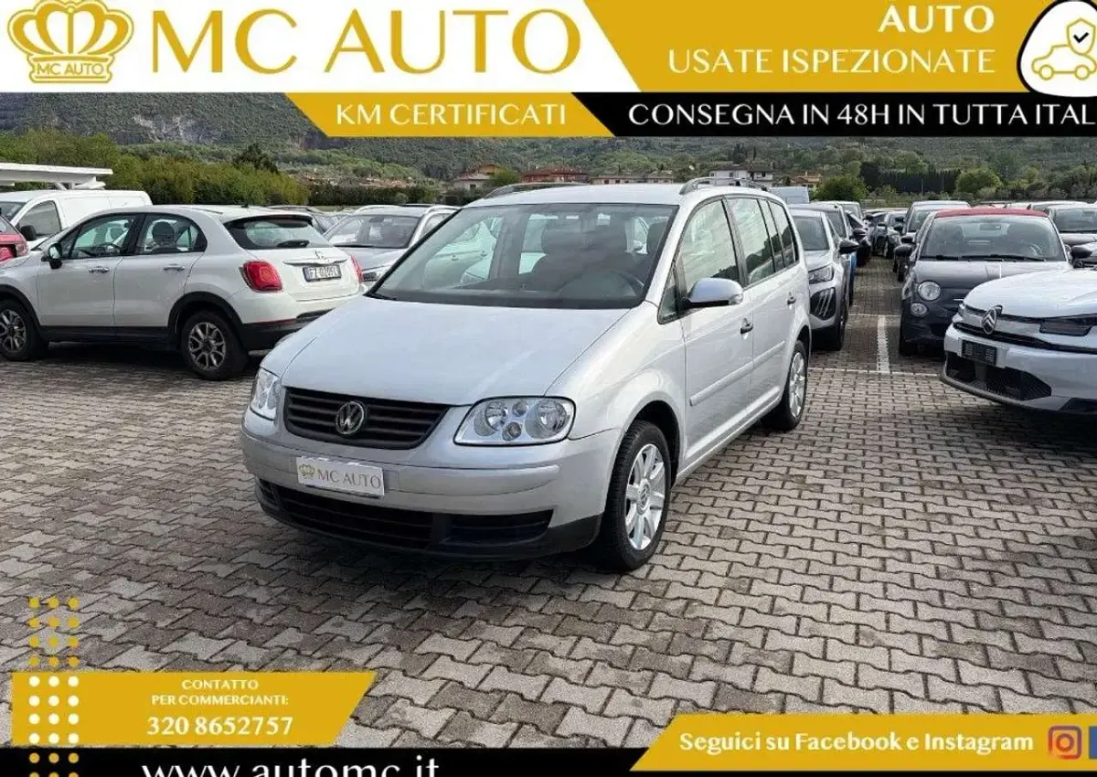 Usata VW Touran Highline 105 CV (77 kW) 2006 Argento Monovolume