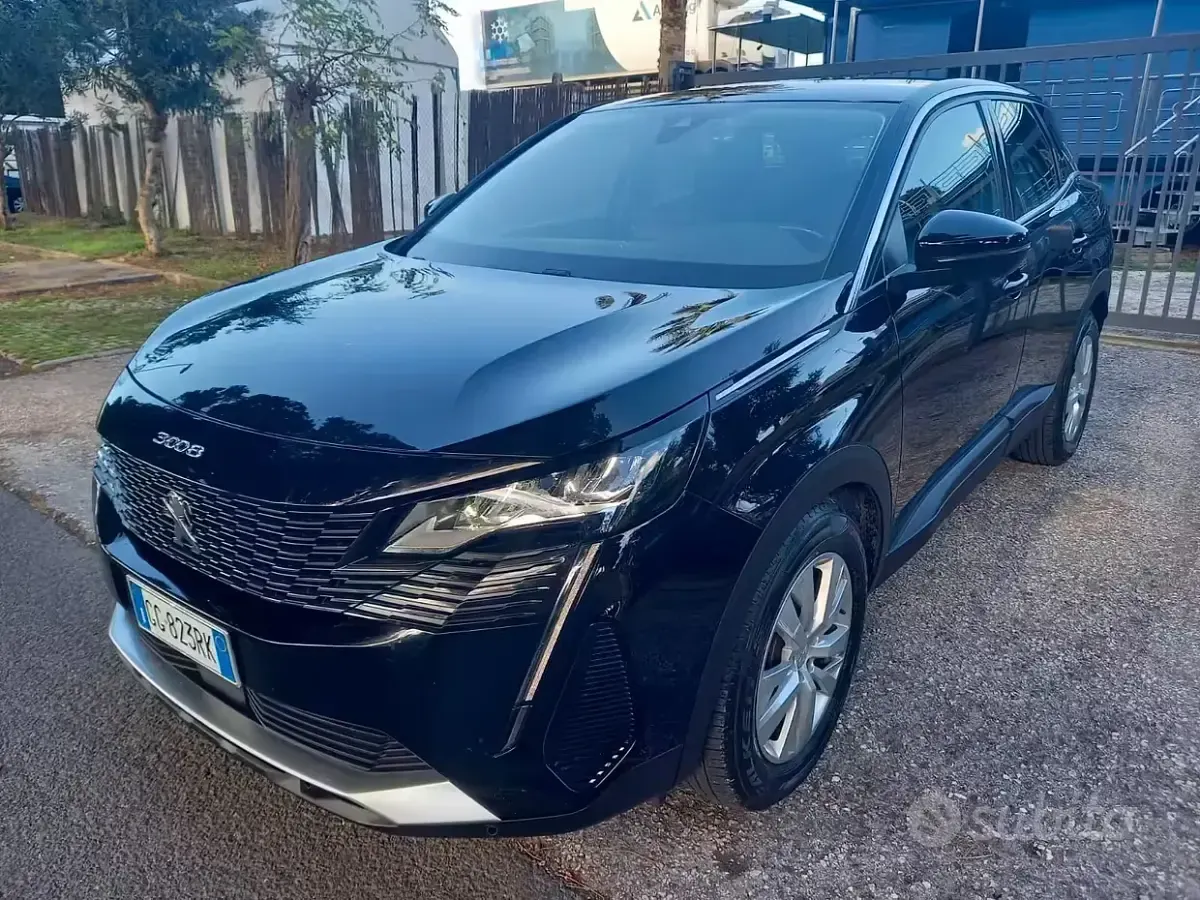 Usata Peugeot 3008 Allure 131 CV (96 kW) 2021 Nero SUV