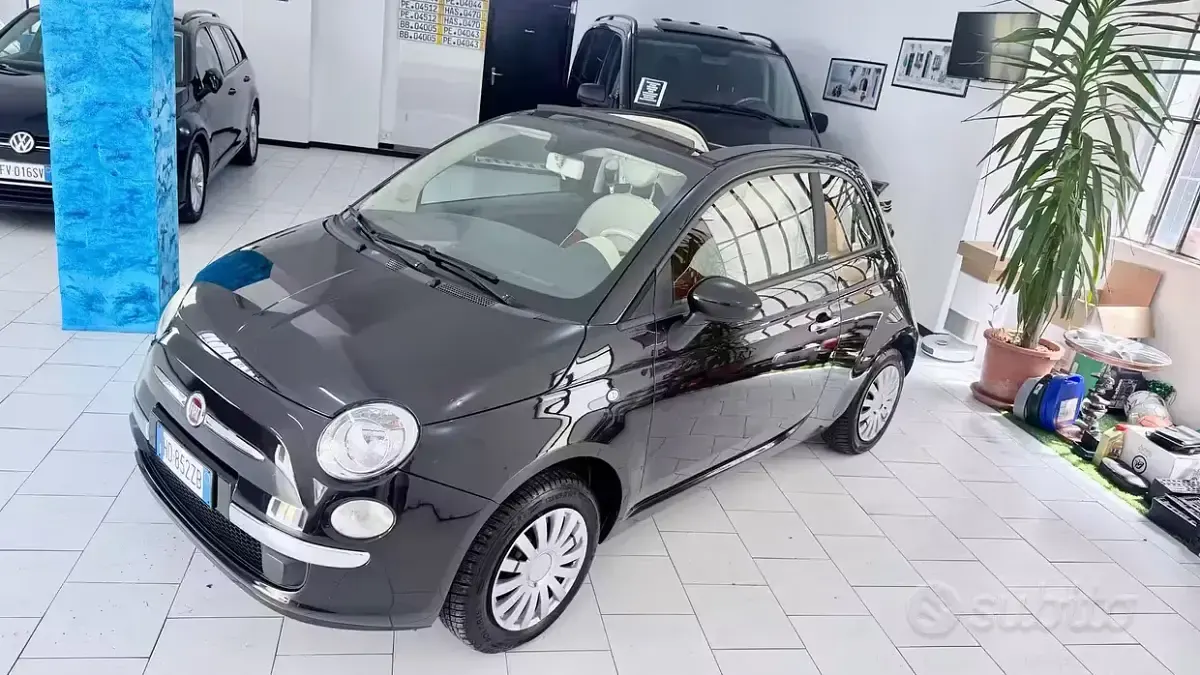 Usata Fiat 500C Lounge 69 CV (50 kW) 2010 Cabrio