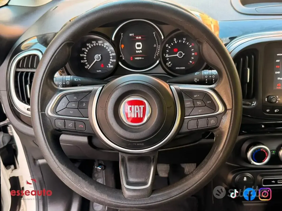 Usata Fiat 500L Cross 95 CV (69 kW) 2019 Bianco Monovolume
