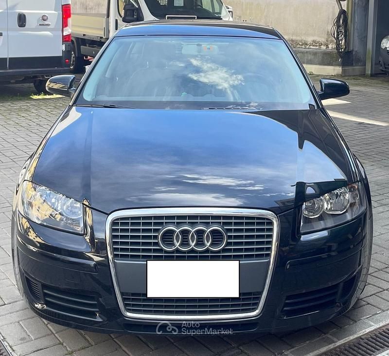 Usata Audi A3 Ambition 105 CV (77 kW) 2007 Nero Utilitaria