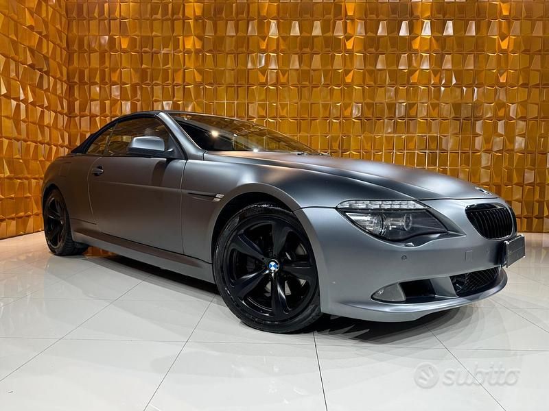 Usata BMW 635 Cabriolet 286 CV (210 kW) 2010 Grigio Cabrio