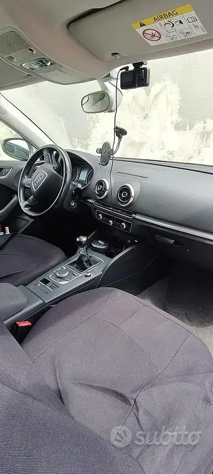 Usata Audi A3 110 CV (80 kW) 2015 Bianco Berlina