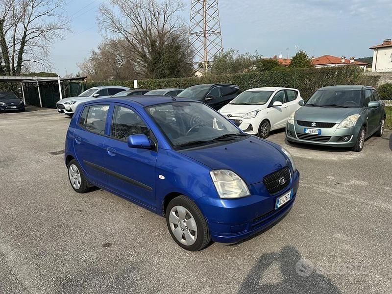 Usata Kia Picanto Urban 61 CV (44 kW) 2007 Blu Utilitaria