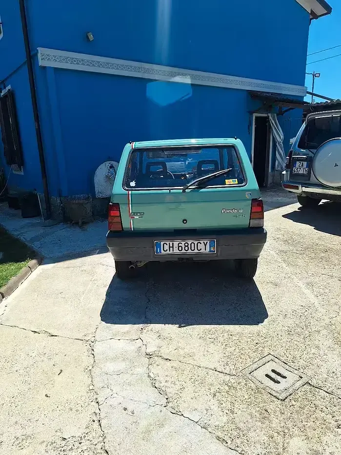 Usata Fiat Panda Young 54 CV (39 kW) 2003 Verde Utilitaria