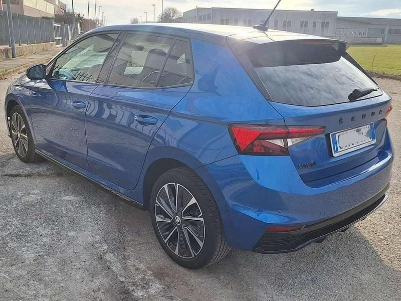Usata Skoda Fabia Monte Carlo 80 CV (58 kW) 2024 Blu/azzurro Utilitaria