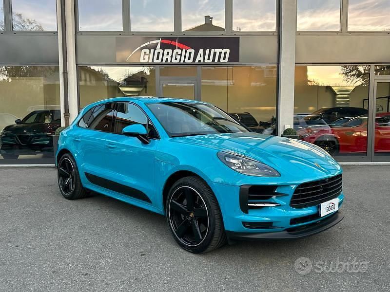Usata Porsche Macan 354 CV (260 kW) 2019 Blu/azzurro SUV