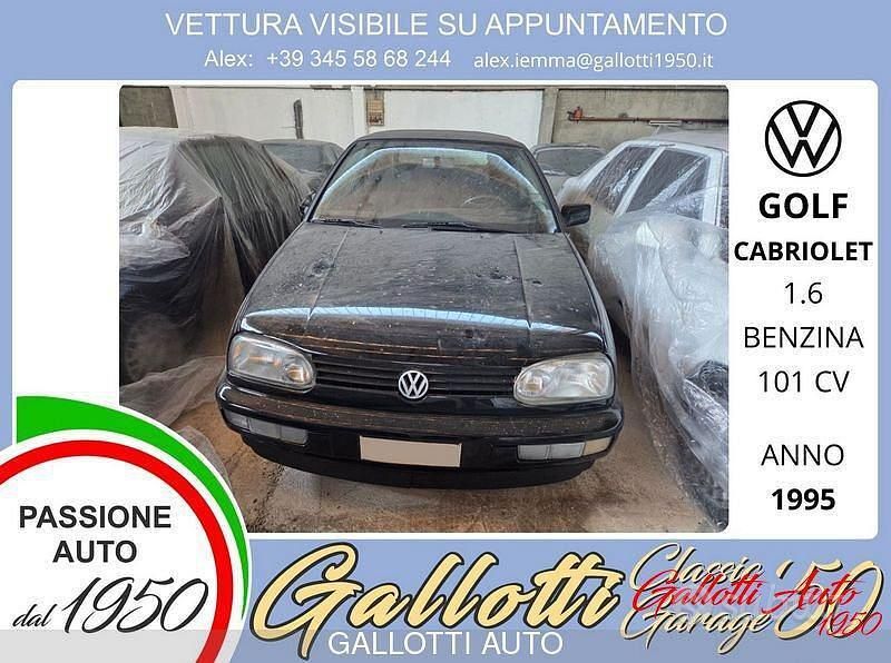 Nero Usata 1995 VW Golf Cabriolet Cabrio | 6990 € - Immagine 1/4