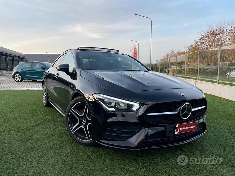 Usata Mercedes CLA220 Premium 190 CV (139 kW) 2021 Nero Berlina