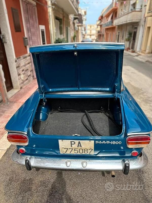 Usata Fiat 1500 1960 Blu Berlina