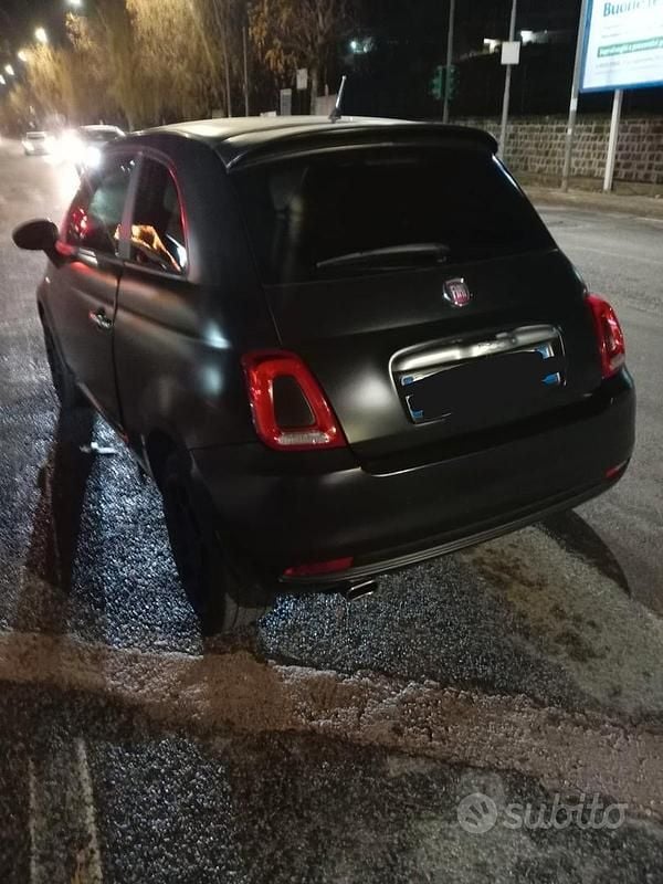 Usata Fiat 500 95 CV (69 kW) 2017 Nero Utilitaria