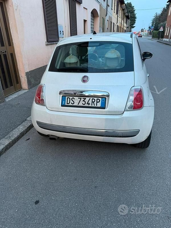 Usata Fiat 500 2007 Bianco Berlina