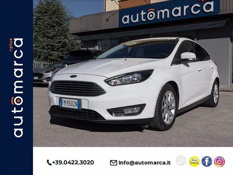 Bianco Usata 2018 Ford Focus Titanium Berlina | 9990 € (Super prezzo) - Immagine 1/4