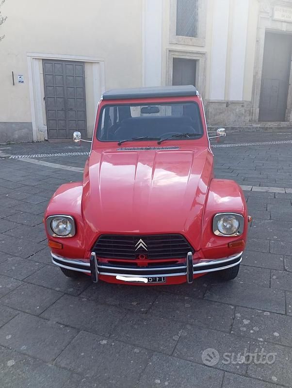 Usata Citroën Dyane 1983 Rosso Utilitaria