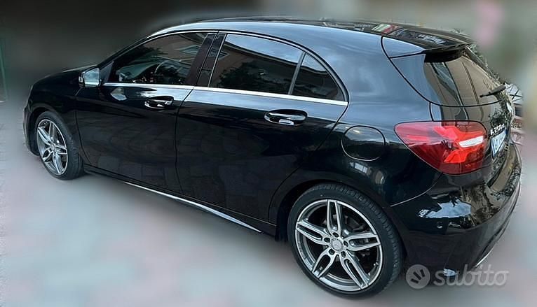 Usata Mercedes A200 Premium 136 CV (100 kW) 2016 Nero Berlina