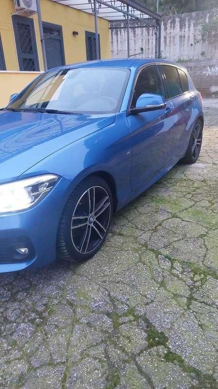 Usata BMW 116 M Sport 116 CV (85 kW) 2017 Blu/azzurro Utilitaria