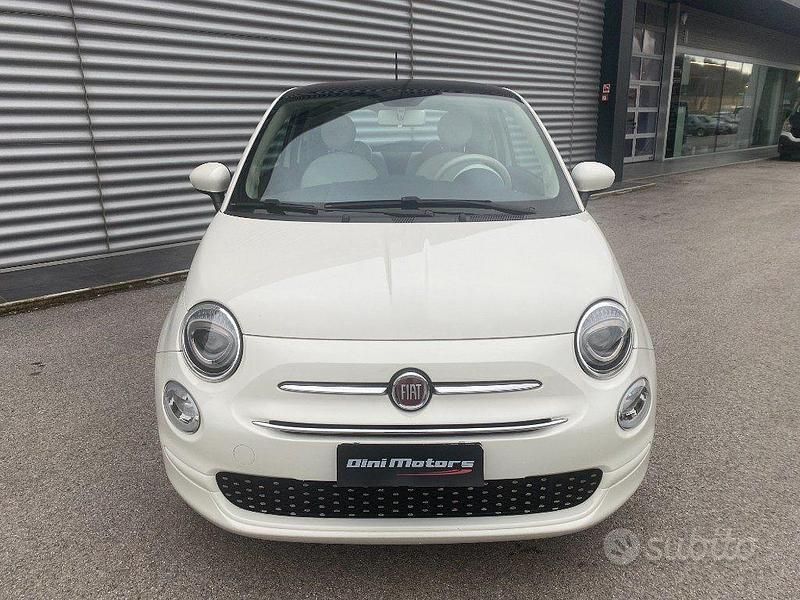 Usata Fiat 500 Lounge 69 CV (50 kW) 2019 Bianco Utilitaria