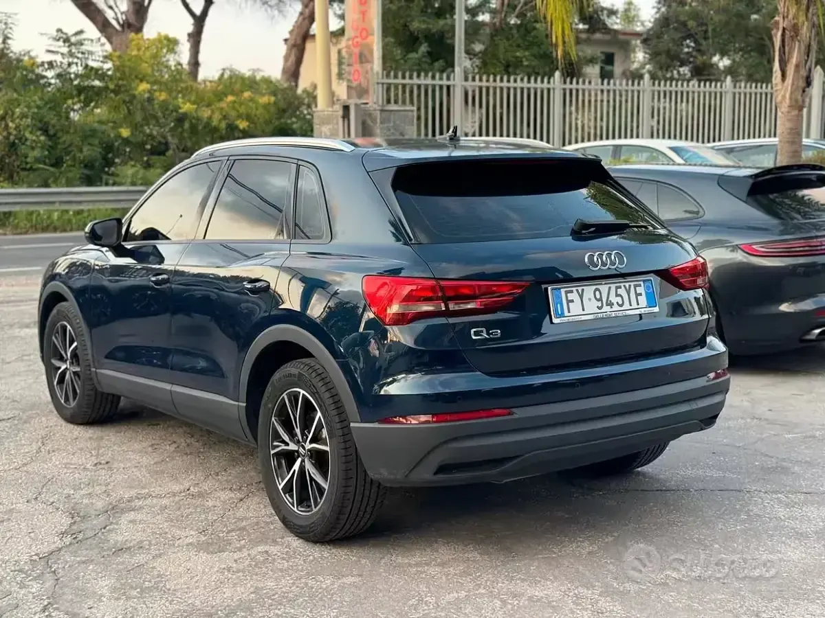 Usata Audi Q3 Advanced 150 CV (110 kW) 2019 Bluazzurro SUV
