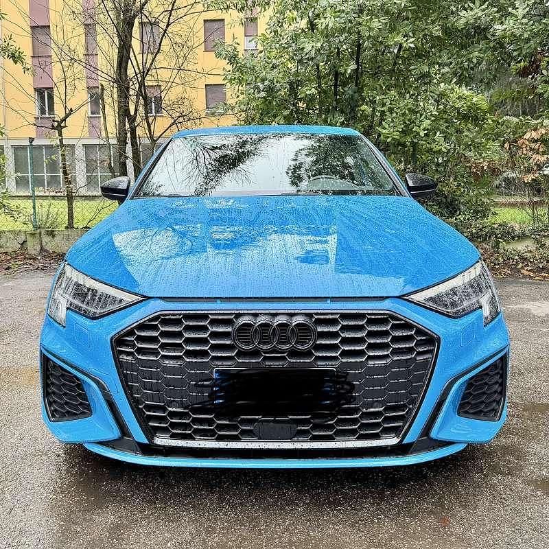 Usata Audi A3 S-Line 150 CV (110 kW) 2022 Blu/azzurro Berlina