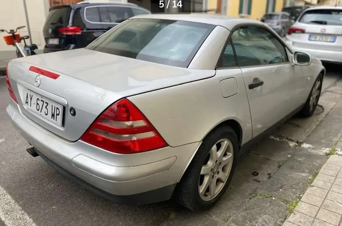 Usata Mercedes SLK230 193 CV (141 kW) 1998 Grigio Cabrio