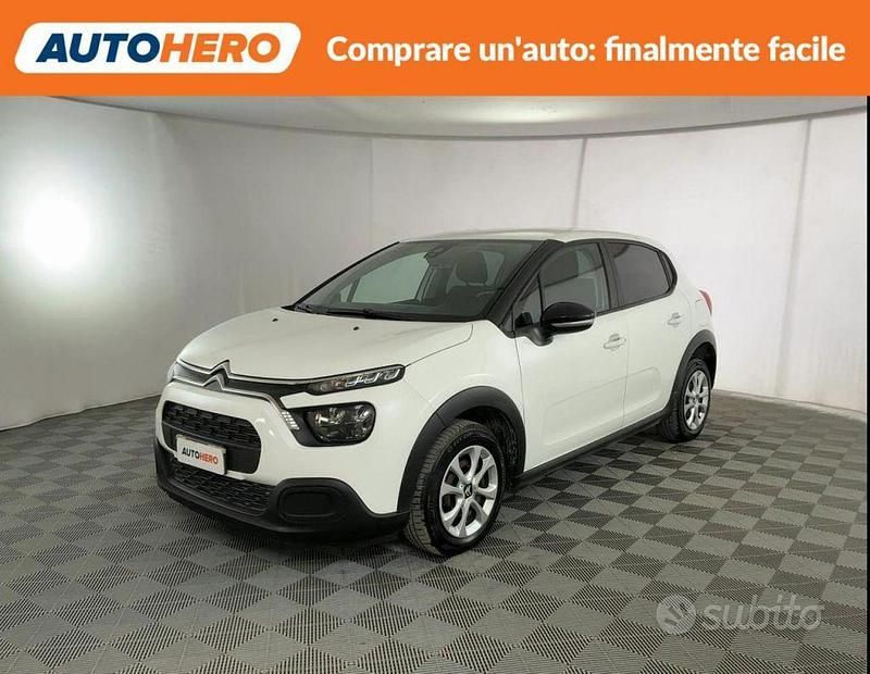 Usata Citroën C3 Feel 100 CV (73 kW) 2022 Bianco Utilitaria