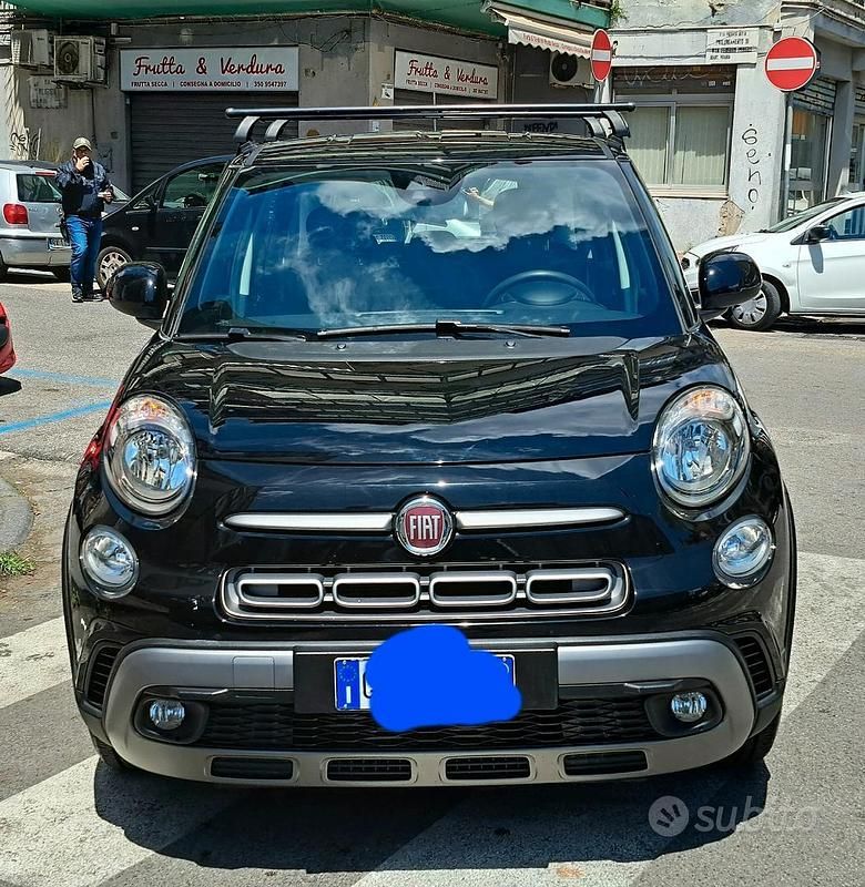Usata Fiat 500L Cross 95 CV (69 kW) 2021 Nero Monovolume