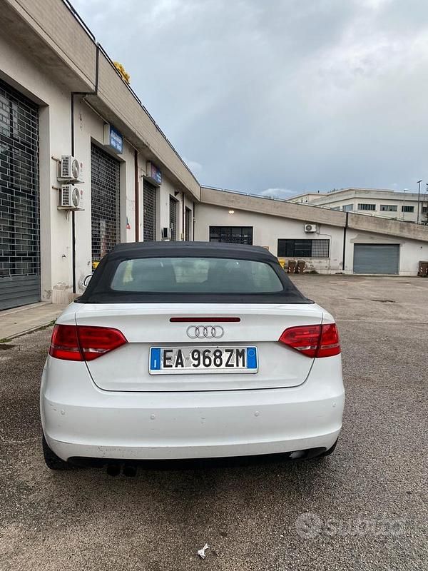 Usata Audi A3 Cabriolet 2008 Bianco Cabrio