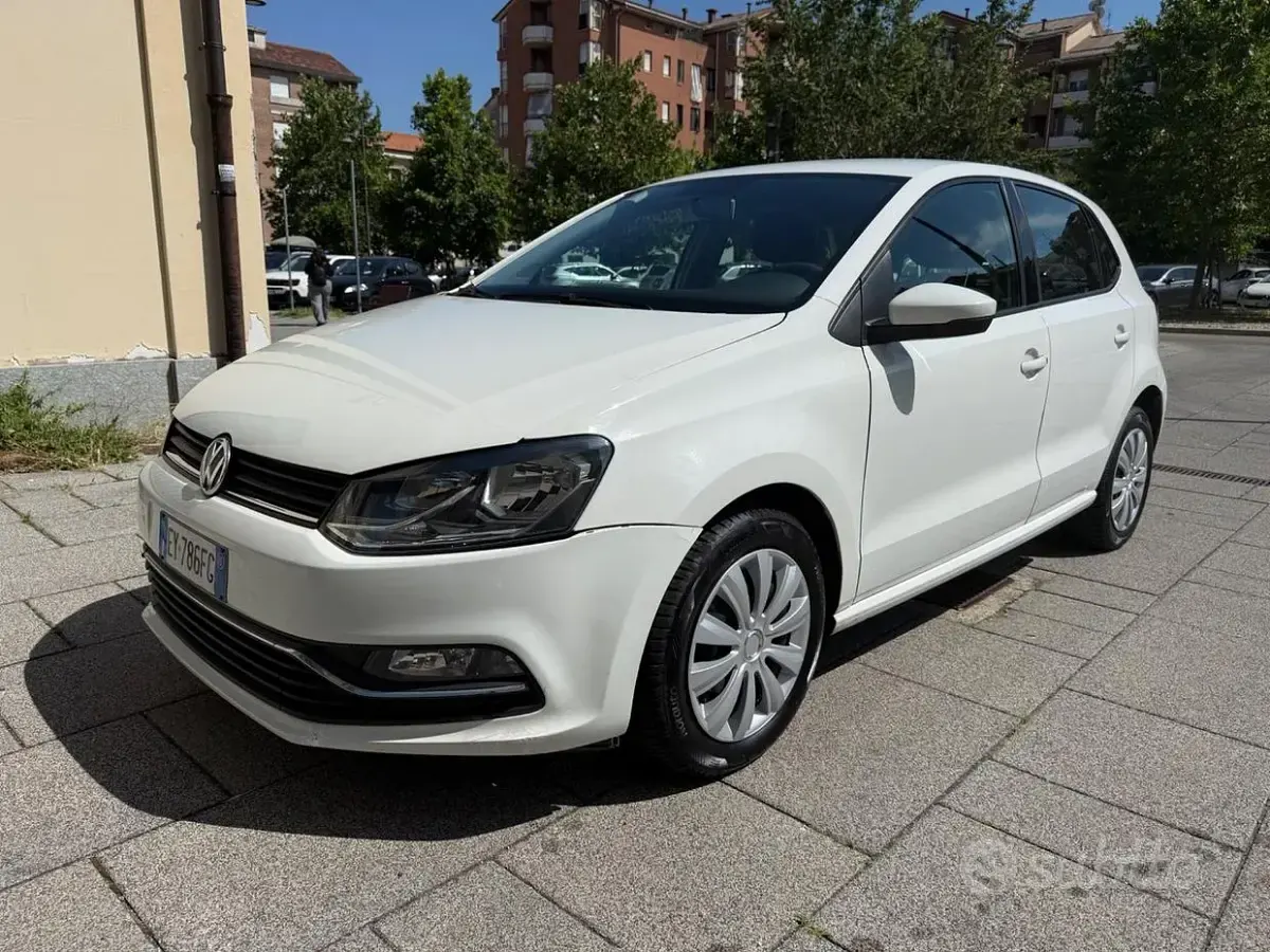 Usata VW Polo 75 CV (55 kW) 2015 Bianco Berlina
