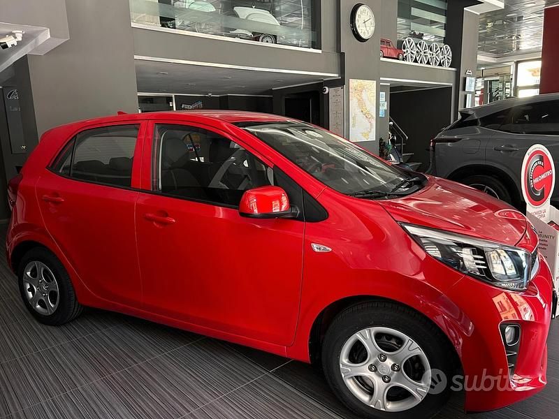 Usata Kia Picanto Urban 67 CV (49 kW) 2021 Rosso Utilitaria