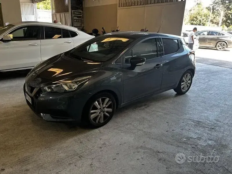 Usata Nissan Micra Acenta 71 CV (52 kW) 2019 Grigio Utilitaria