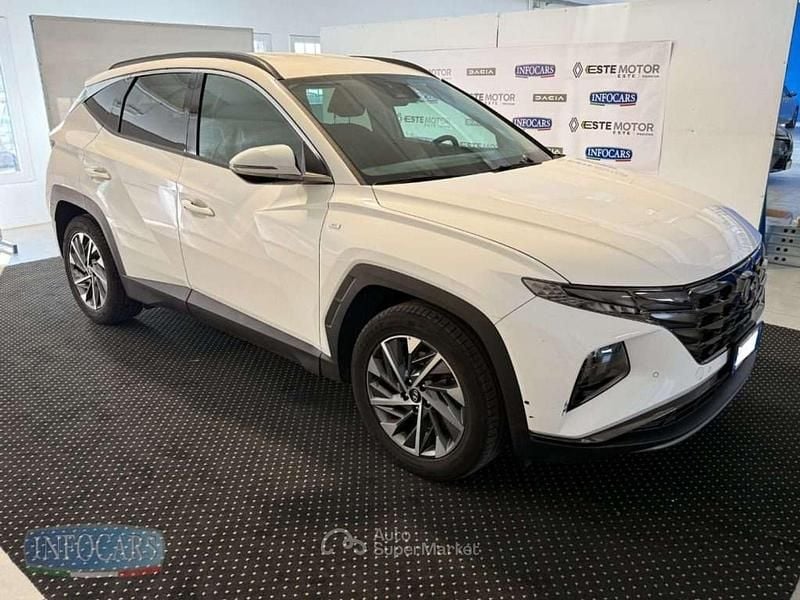 Usata Hyundai Tucson 136 CV (100 kW) 2023 Bianco pastello SUV