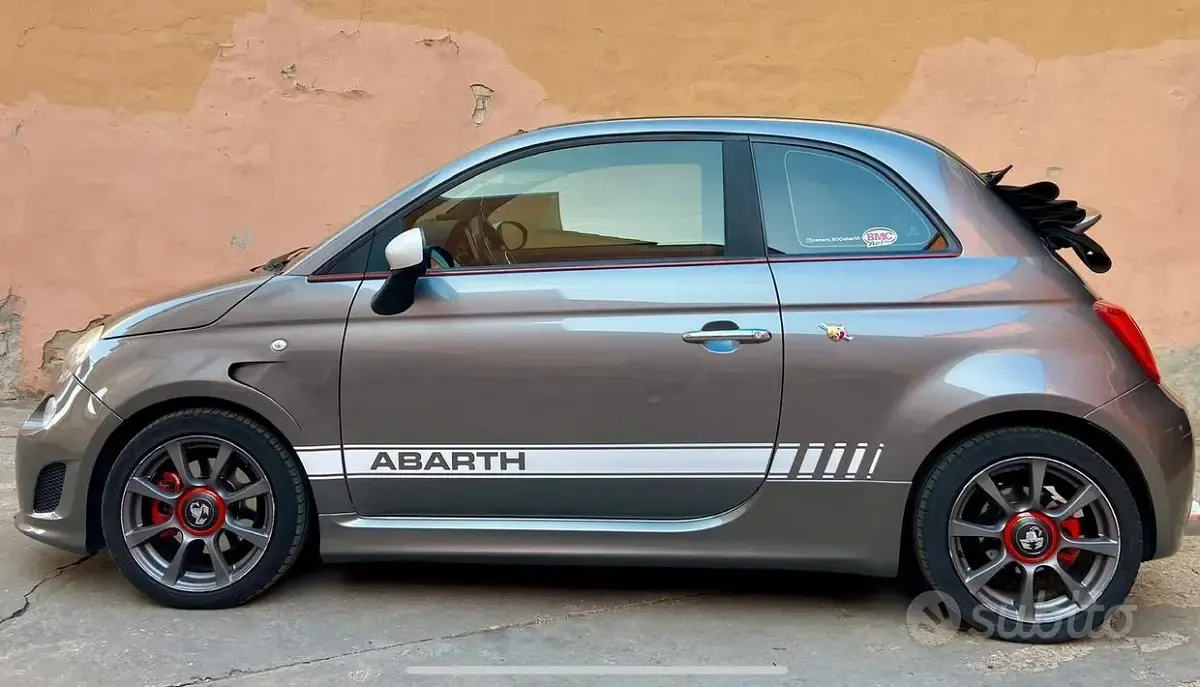 Usata Abarth 500C 140 CV (102 kW) 2011 Grigio Cabrio