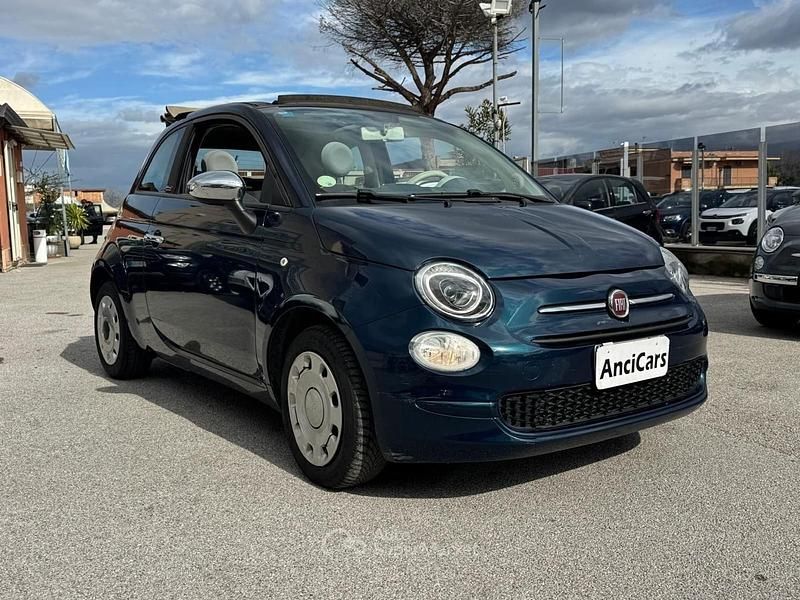 Usata Fiat 500 Pop 95 CV (69 kW) 2016 Blu Cabrio