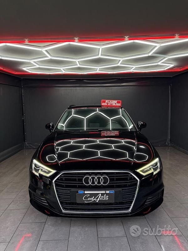 Usata Audi A3 Design 110 CV (80 kW) 2017 Nero Berlina