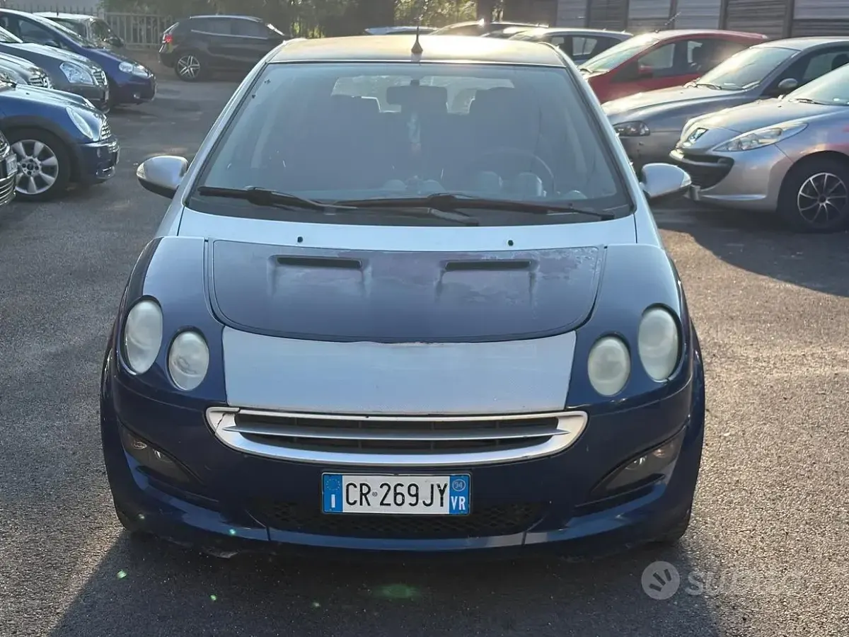 Usata Smart ForFour Passion 95 CV (69 kW) 2004 Blu Utilitaria