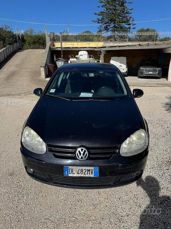 Usata VW Golf VI 2008 Nero Utilitaria