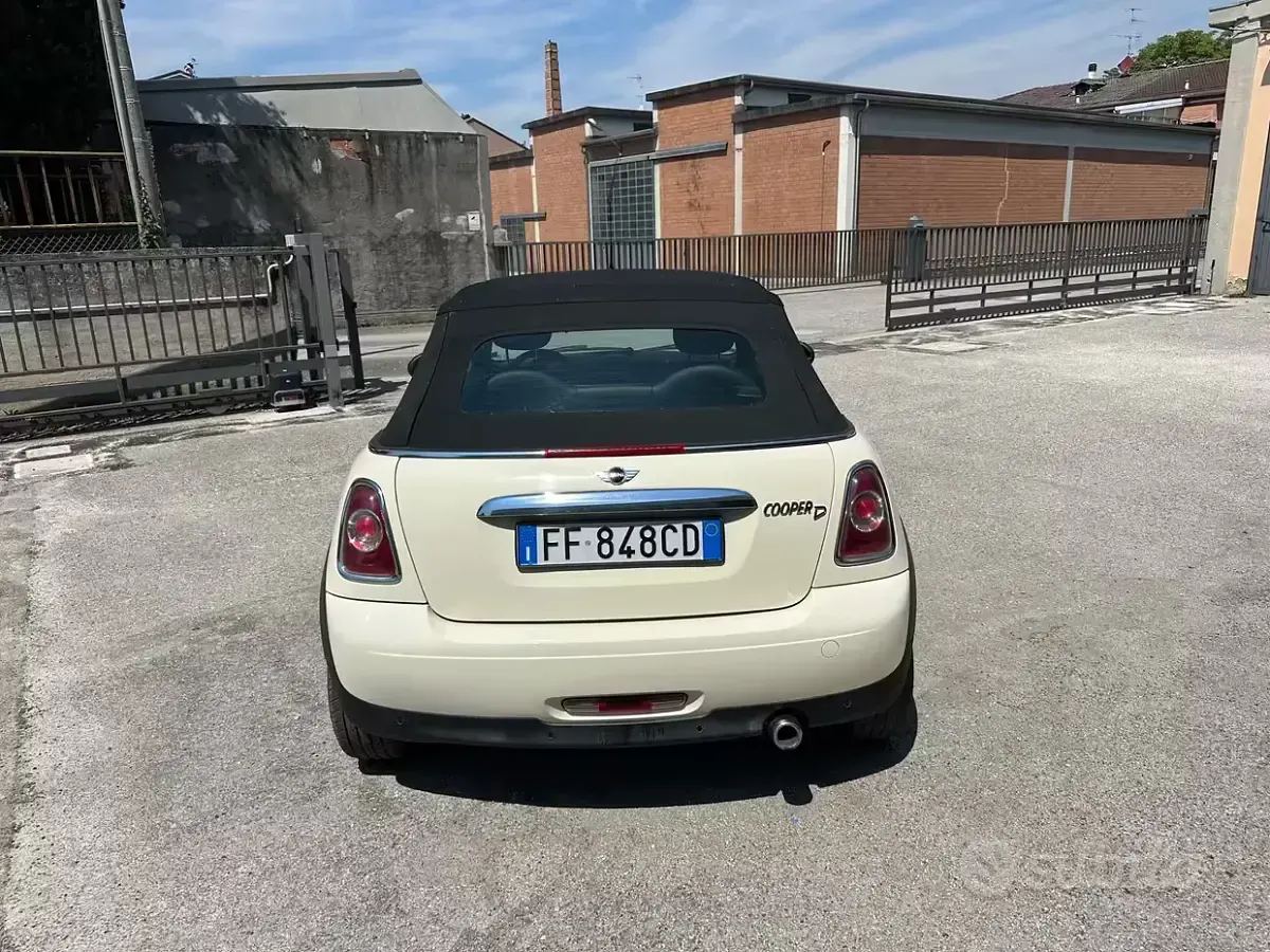 Usata Mini Cooper D Cabriolet 111 CV (81 kW) 2014 Bianco Cabrio