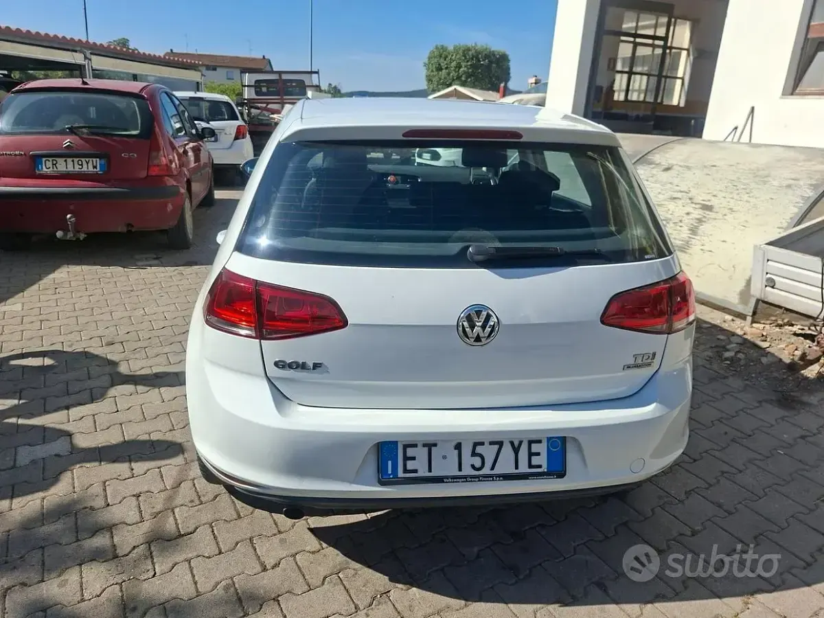 Usata VW Golf Plus Cross Comfortline 110 CV (80 kW) 2014 Bianco Monovolume