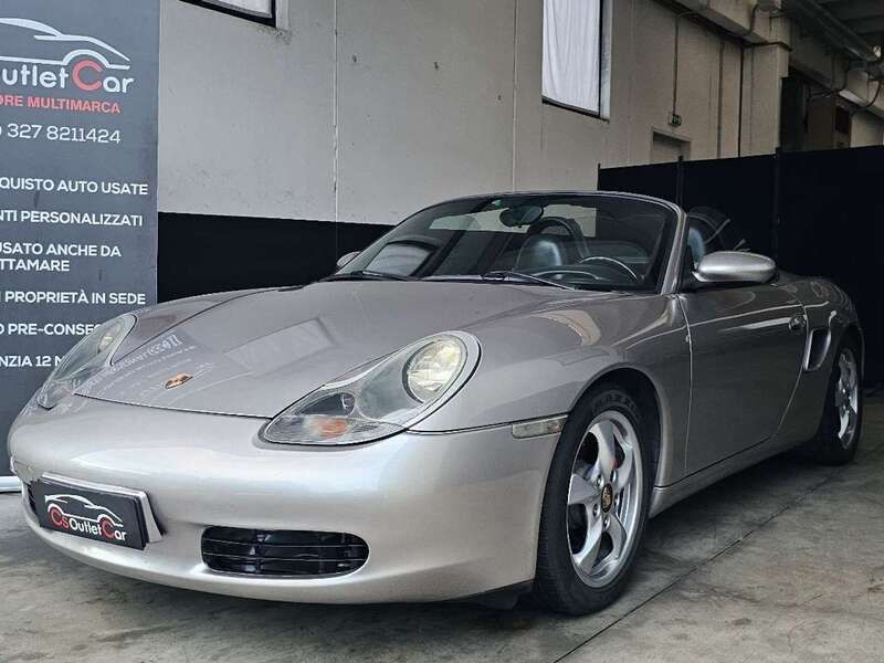 Usata Porsche Boxster 220 CV (161 kW) 2001 Grigio Cabrio