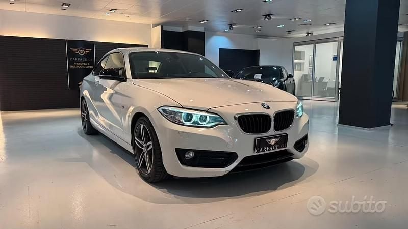 Usata BMW 218 Luxury Line 150 CV (110 kW) 2016 Bianco Coupé