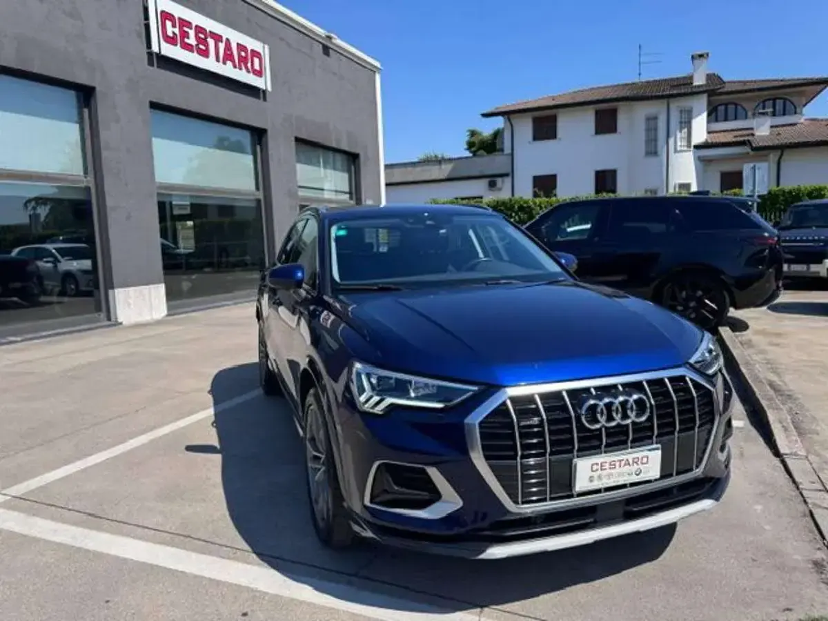Usata Audi Q3 Advanced 150 CV (110 kW) 2023 Blu SUV