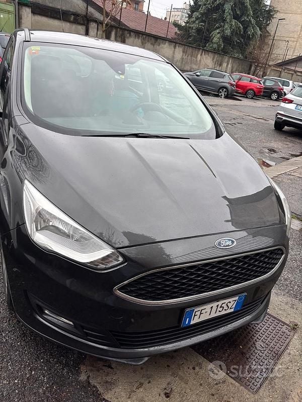 Grigio Usata 2016 Ford C-MAX Monovolume | 8200 € (Buon prezzo) - Immagine 1/4