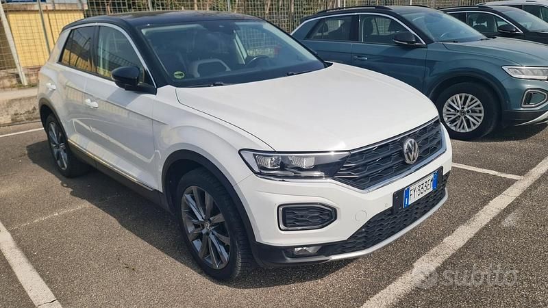 Usata VW T-Roc Advance 115 CV (84 kW) 2019 Bianco SUV