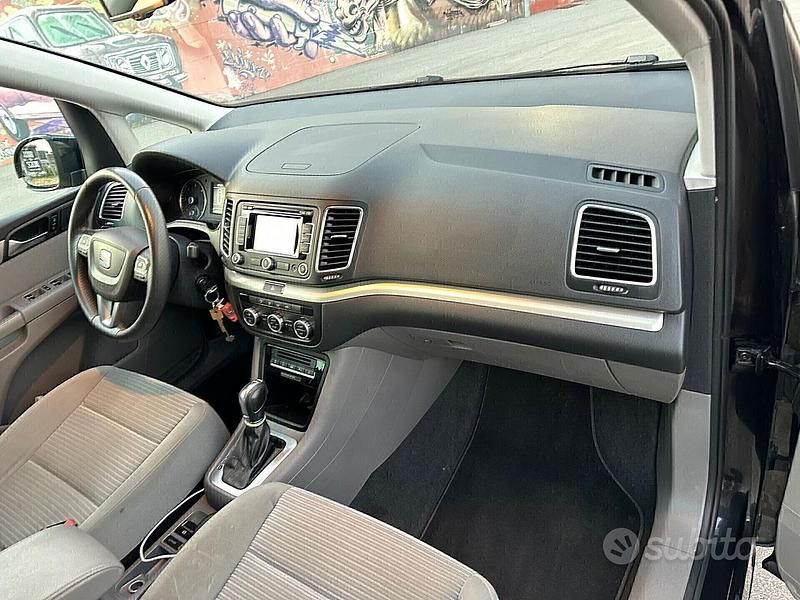 Usata Seat Alhambra Style 140 CV (102 kW) 2014 Nero Monovolume